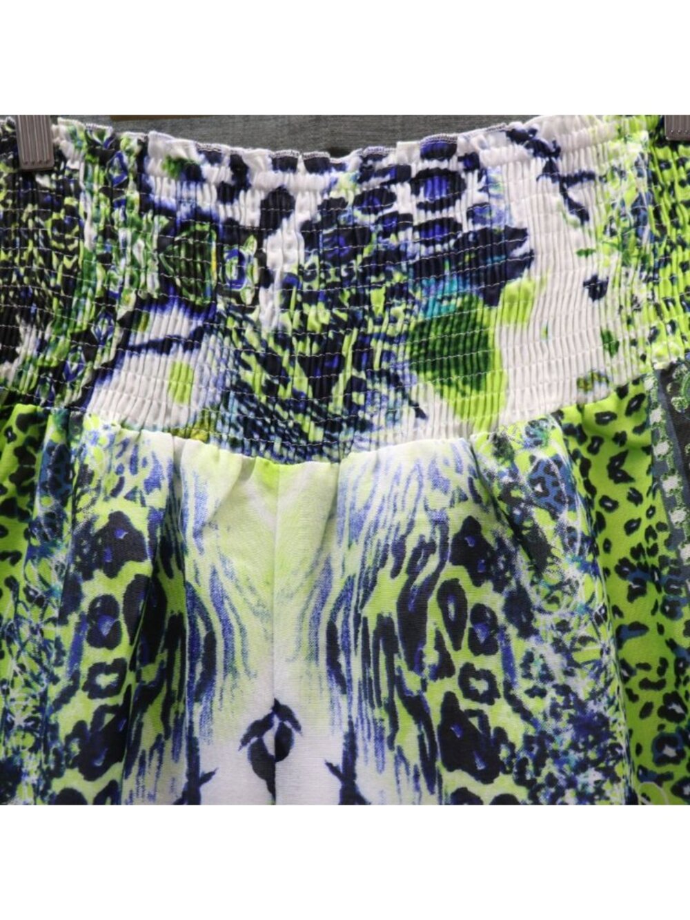Ash & Sara Boho Print Wide Leg Palazzo Pants XL Flowy Festival Pull On NWT - Picture 8 of 14